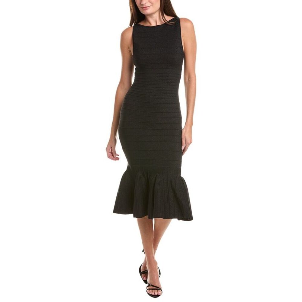 Retrofête Womens Marta Knit Dress, Black